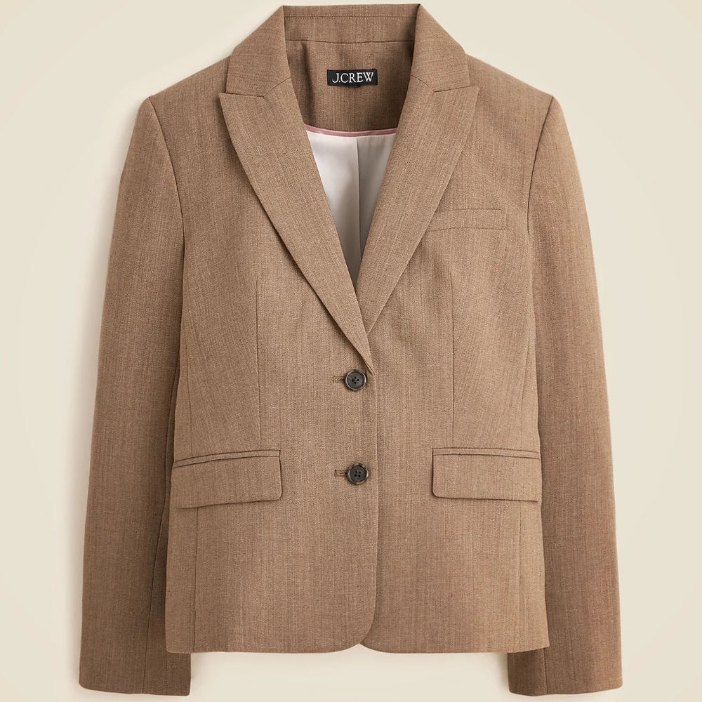 J. Crew Women's Ecole Blazer in Camel